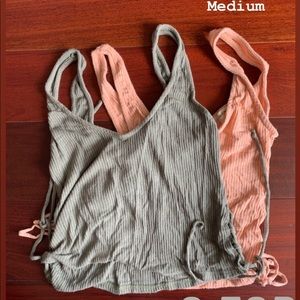 Ribbed Crop tank top